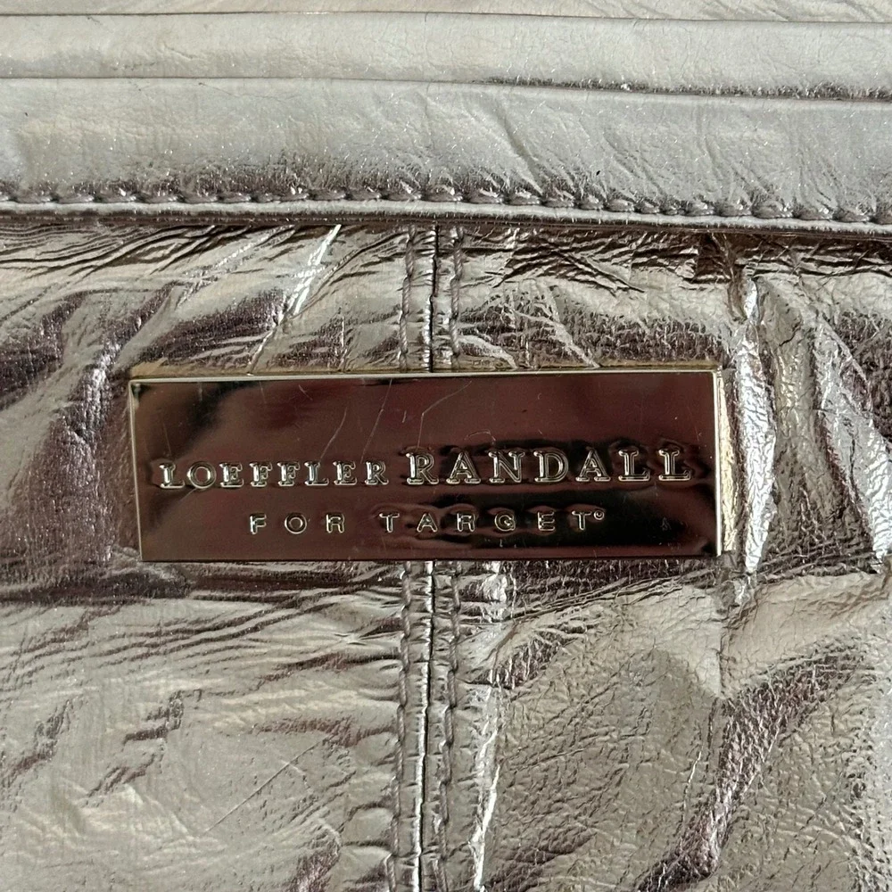 Loeffler Randall x Target Rose Gold Metallic Chain‎ Shoulder Bag Purse Bow Party